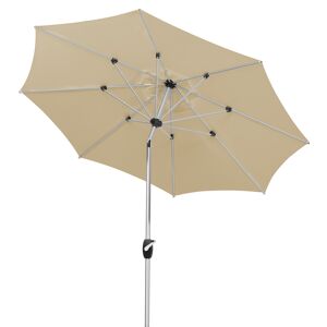 Marktschirm 'Venedig' naturfarben Ø 270 cm