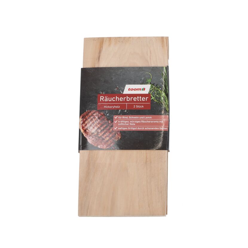 Zwei Räucherbretter aus Hickoryholz