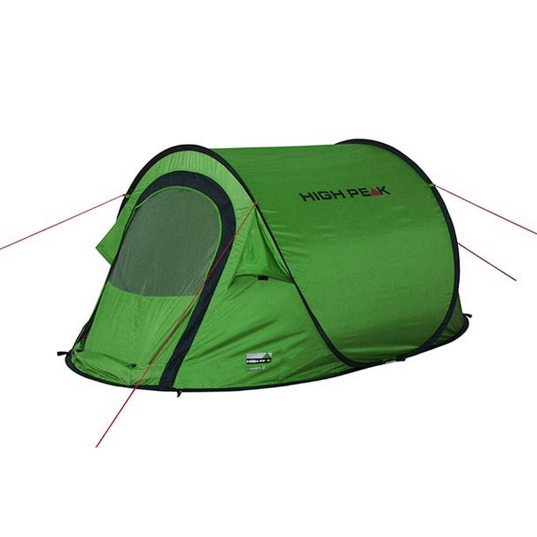 Pop-Up-Zelt 'Vision 2' grün 2 Personen 140 x 100 x 235 cm