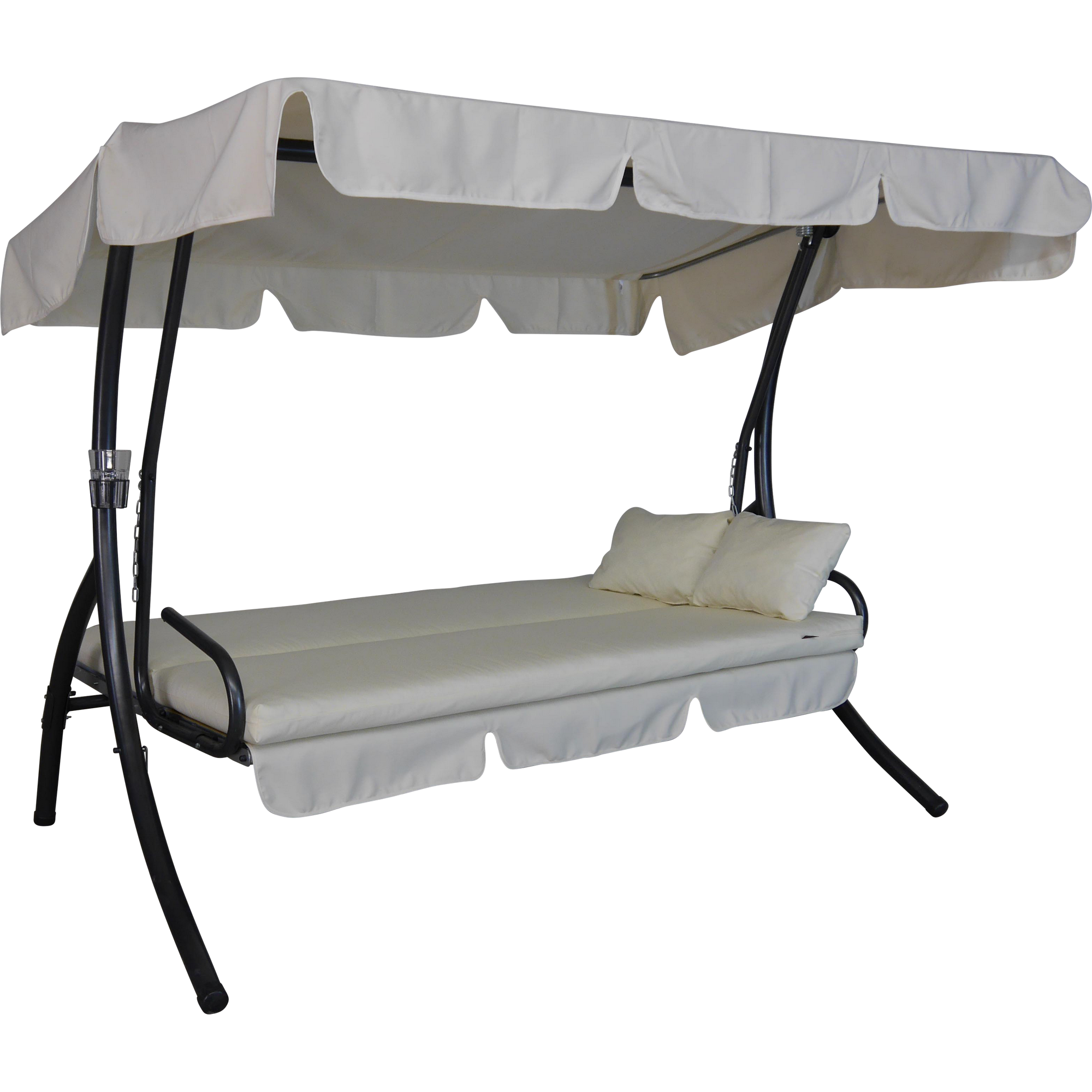 Hollywoodschaukel 'Trend Fun' 3-Sitzer beige 210 x 160 x 145 cm