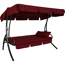 Hollywoodschaukel 'Trend Fun' 3-Sitzer bordeaux 210 x 160 x 145 cm