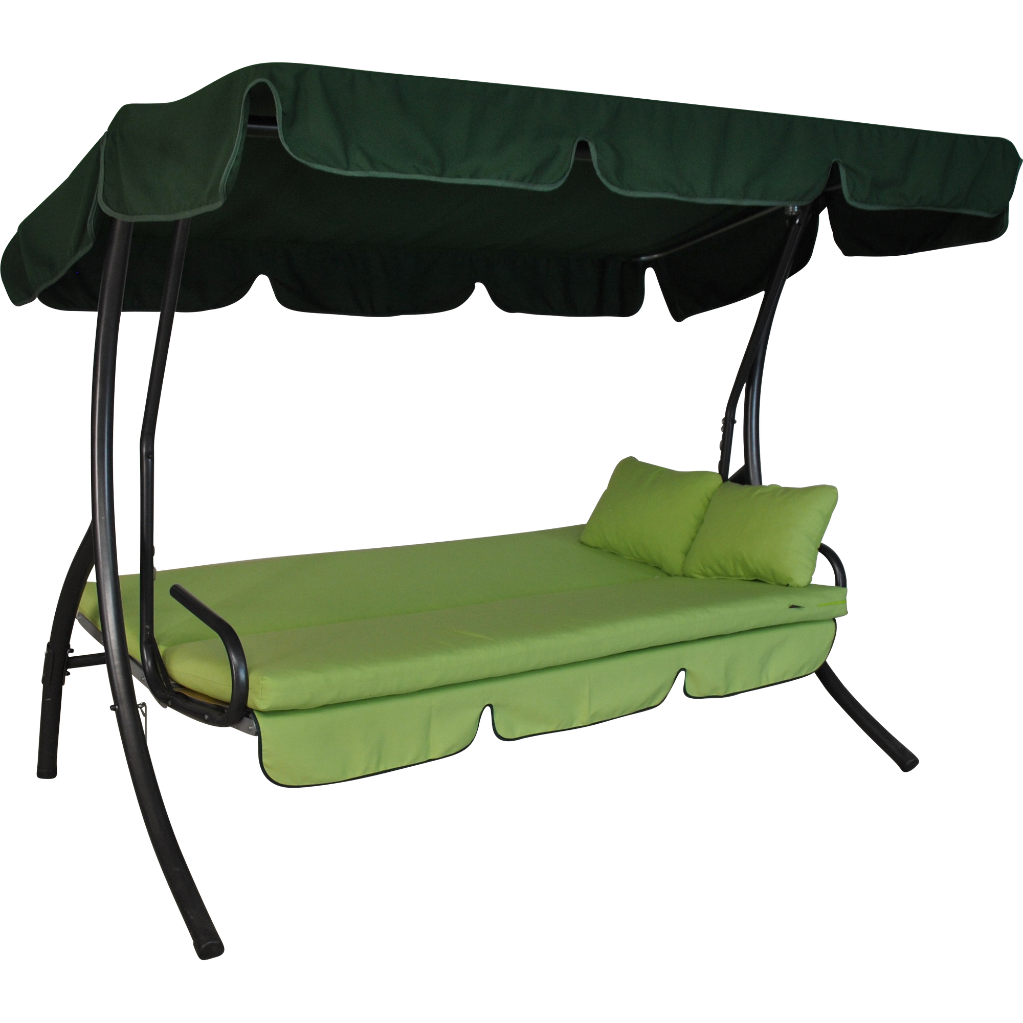 Hollywoodschaukel 'Trend Fun' 3-Sitzer grün 210 x 160 x 145 cm