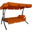 Hollywoodschaukel 'Trend Fun' 3-Sitzer orange 210 x 160 x 145 cm