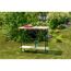 Stehtisch Holz/Metall 120 x 60 cm