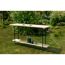 Stehtisch Holz/Metall 200 x 60 cm