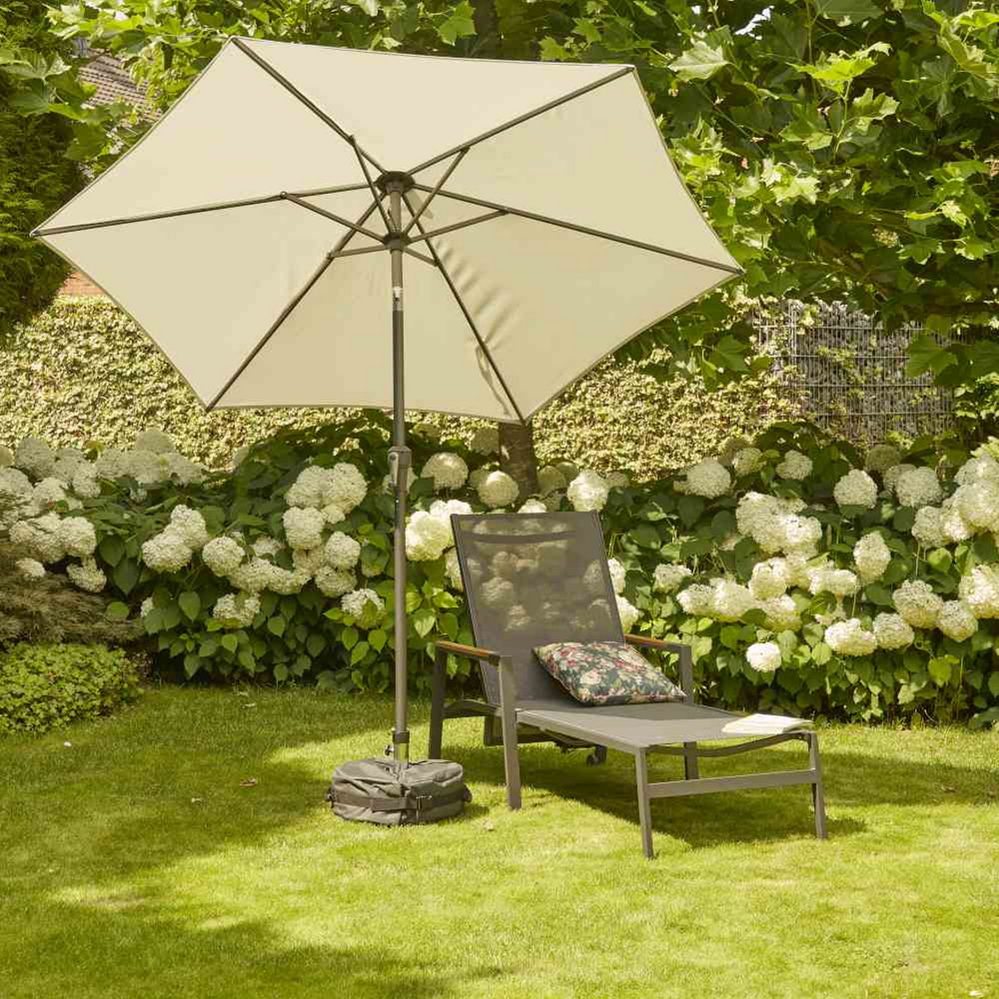 Sonnenliege 'Savona' klappbar anthrazit 76,5 cm