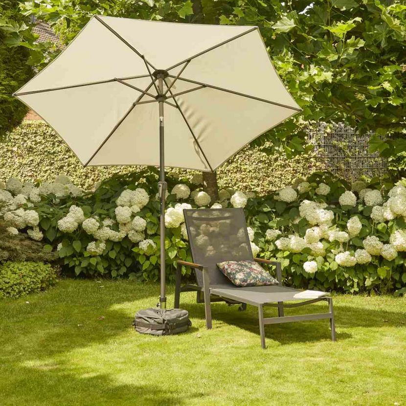 Sonnenliege 'Savona' klappbar anthrazit 76,5 cm