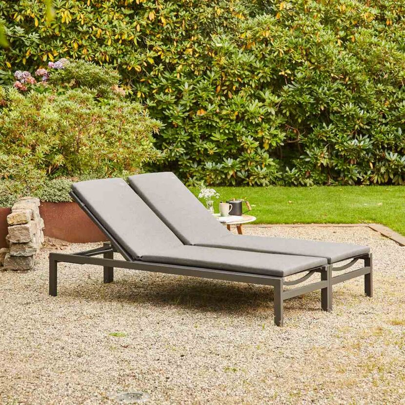 Loungeset 'Rimini' anthrazit 2-teilig