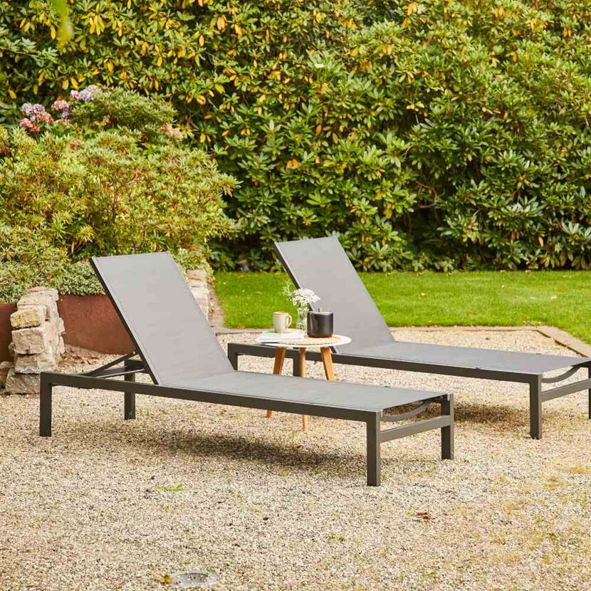 Loungeset 'Rimini' anthrazit 2-teilig