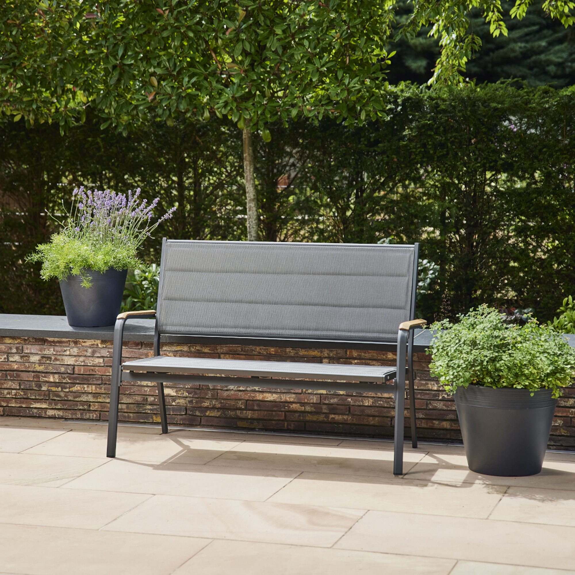 Gartenbank 'Tesoro' matt anthrazit