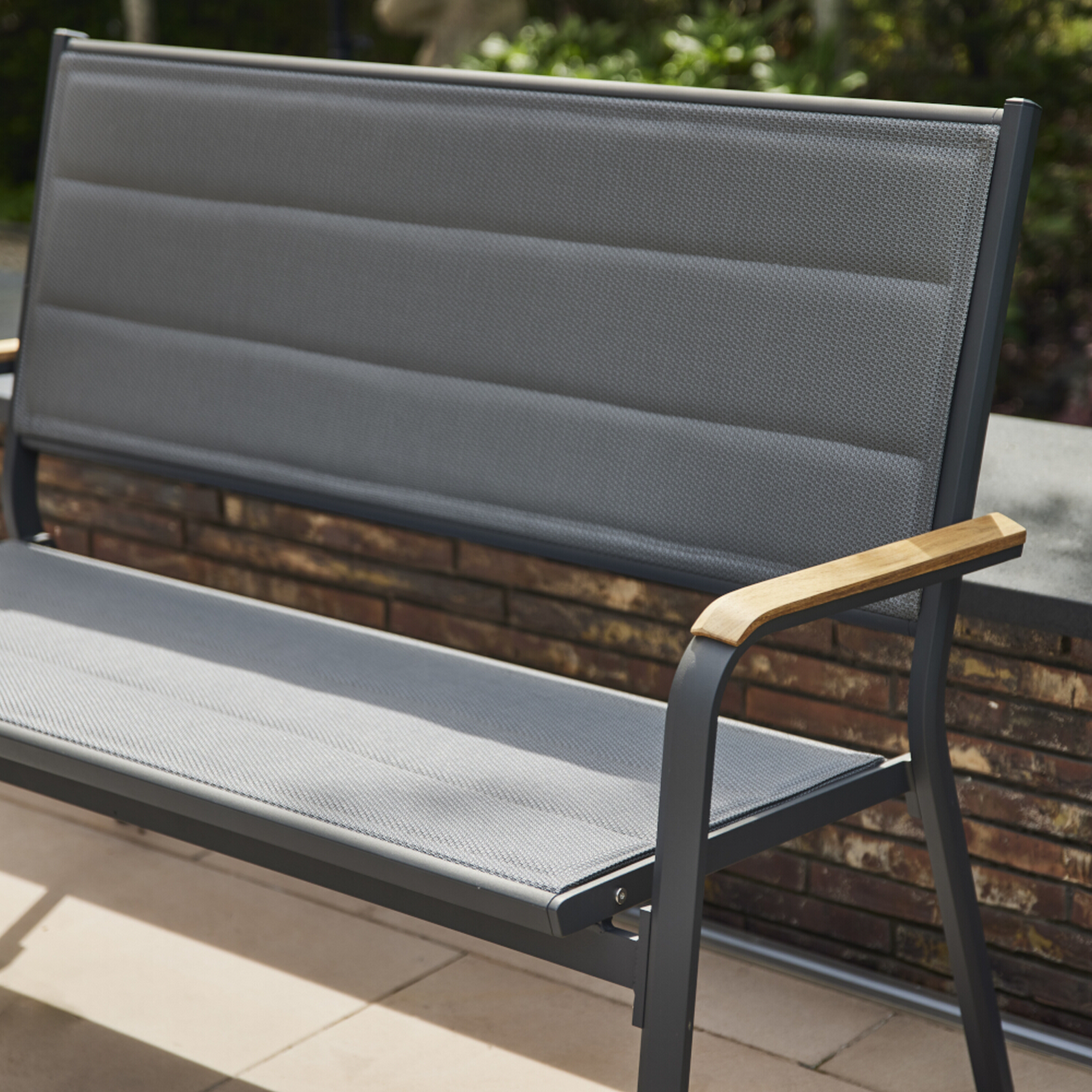 Gartenbank 'Tesoro' matt anthrazit