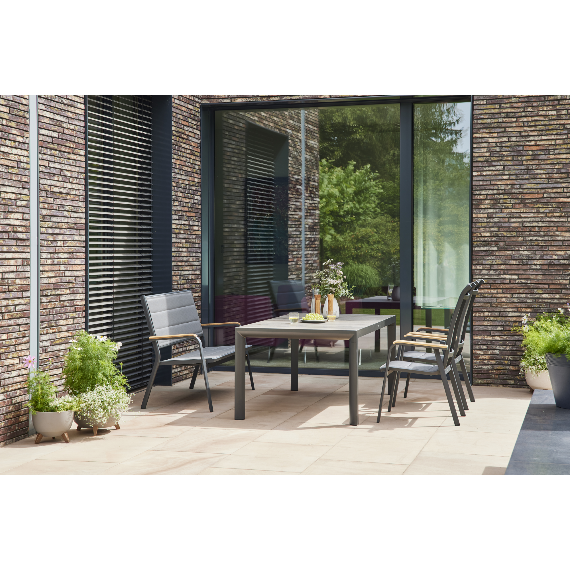 Gartenbank 'Tesoro' matt anthrazit