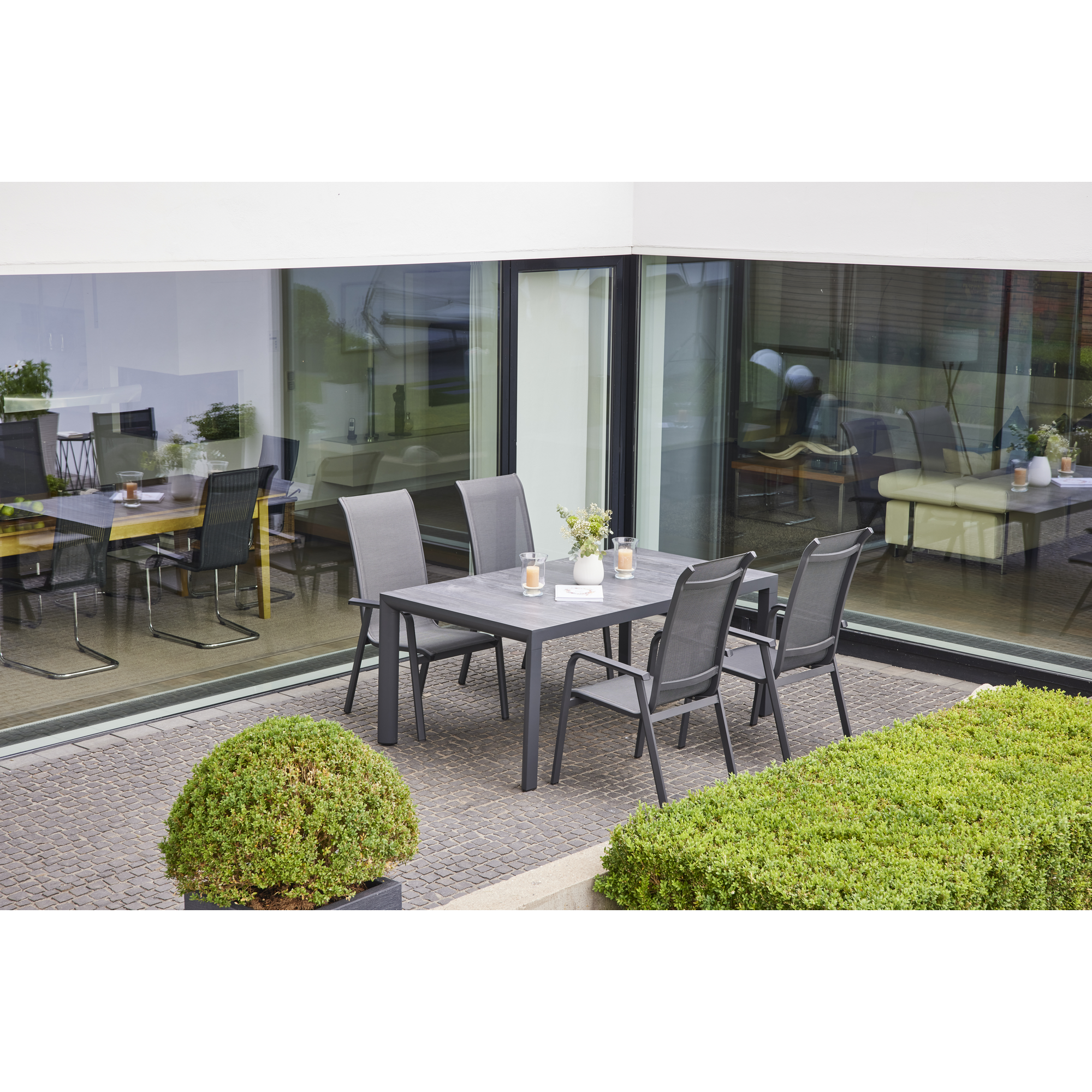 Stapelsessel 'Tesoro' matt anthrazit