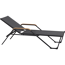 Sonnenliege 'Tesoro' anthrazit 69,5 x 108 x 195 cm
