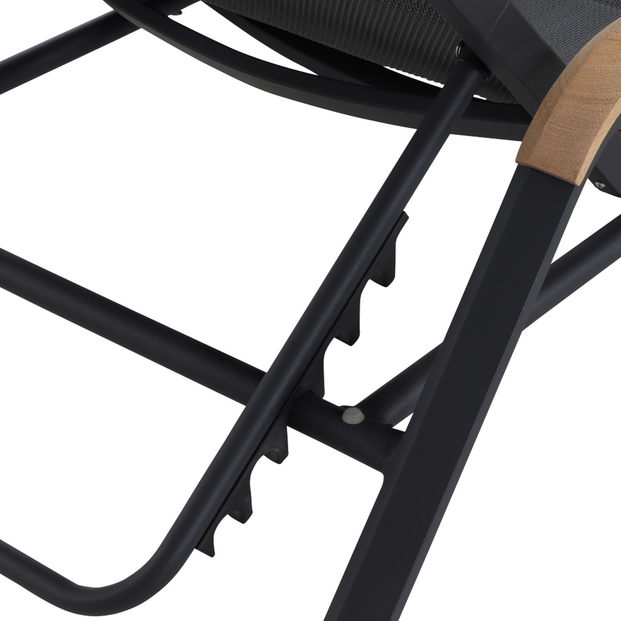 Sonnenliege 'Tesoro' anthrazit 69,5 x 108 x 195 cm