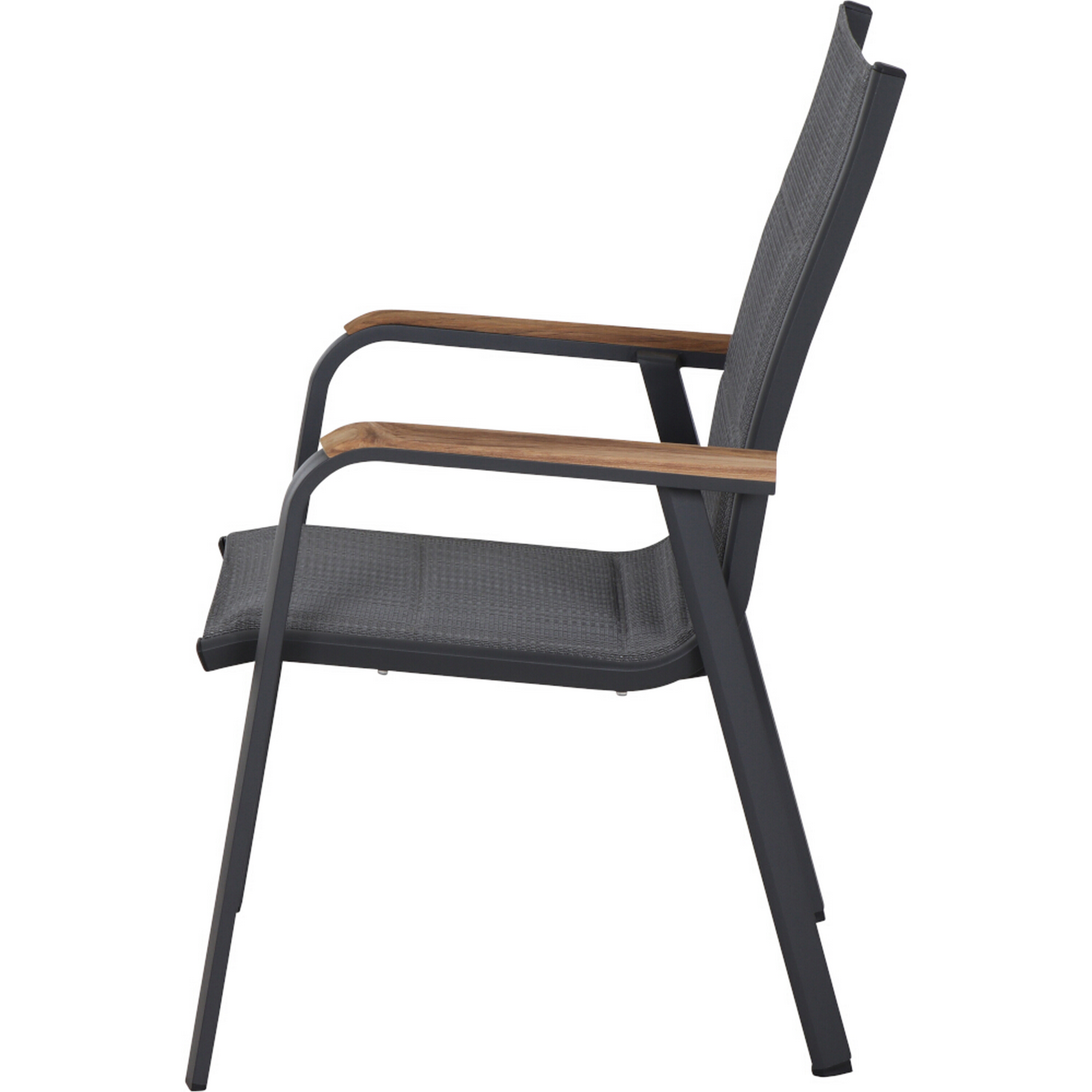 Stapelsessel 'Tesoro' matt anthrazit