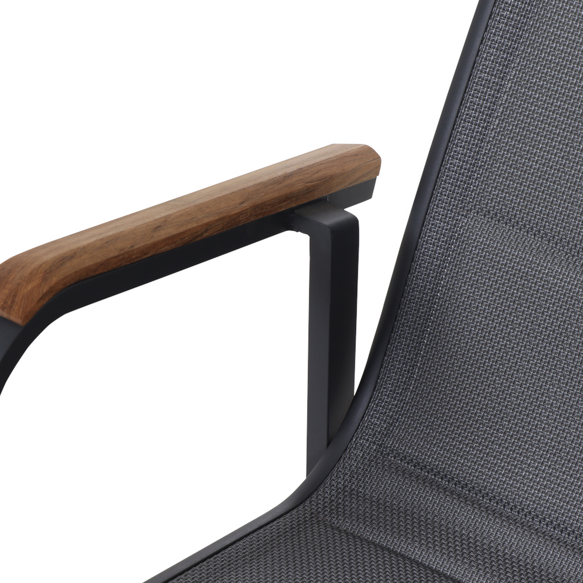 Stapelsessel 'Tesoro' matt anthrazit