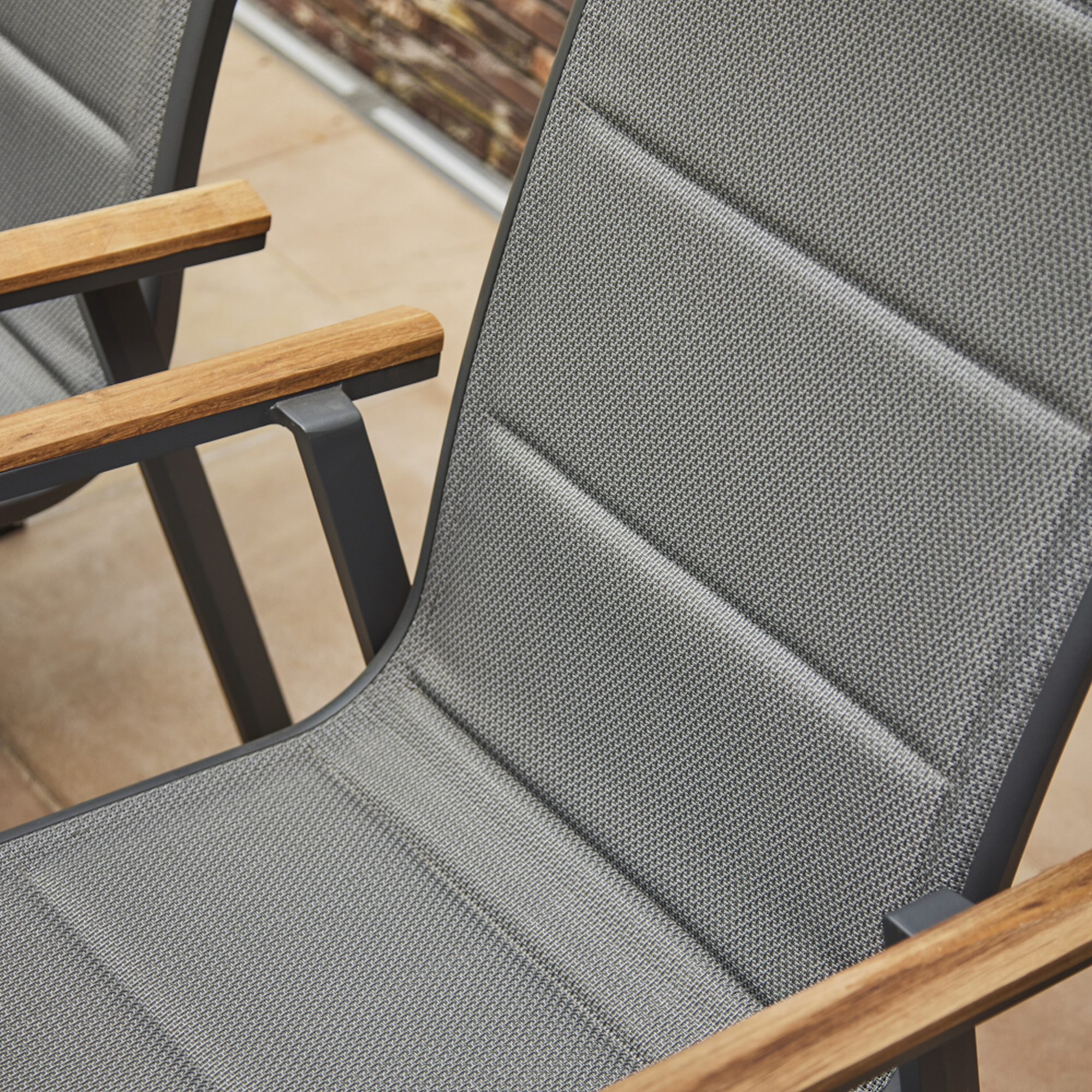 Stapelsessel 'Tesoro' matt anthrazit