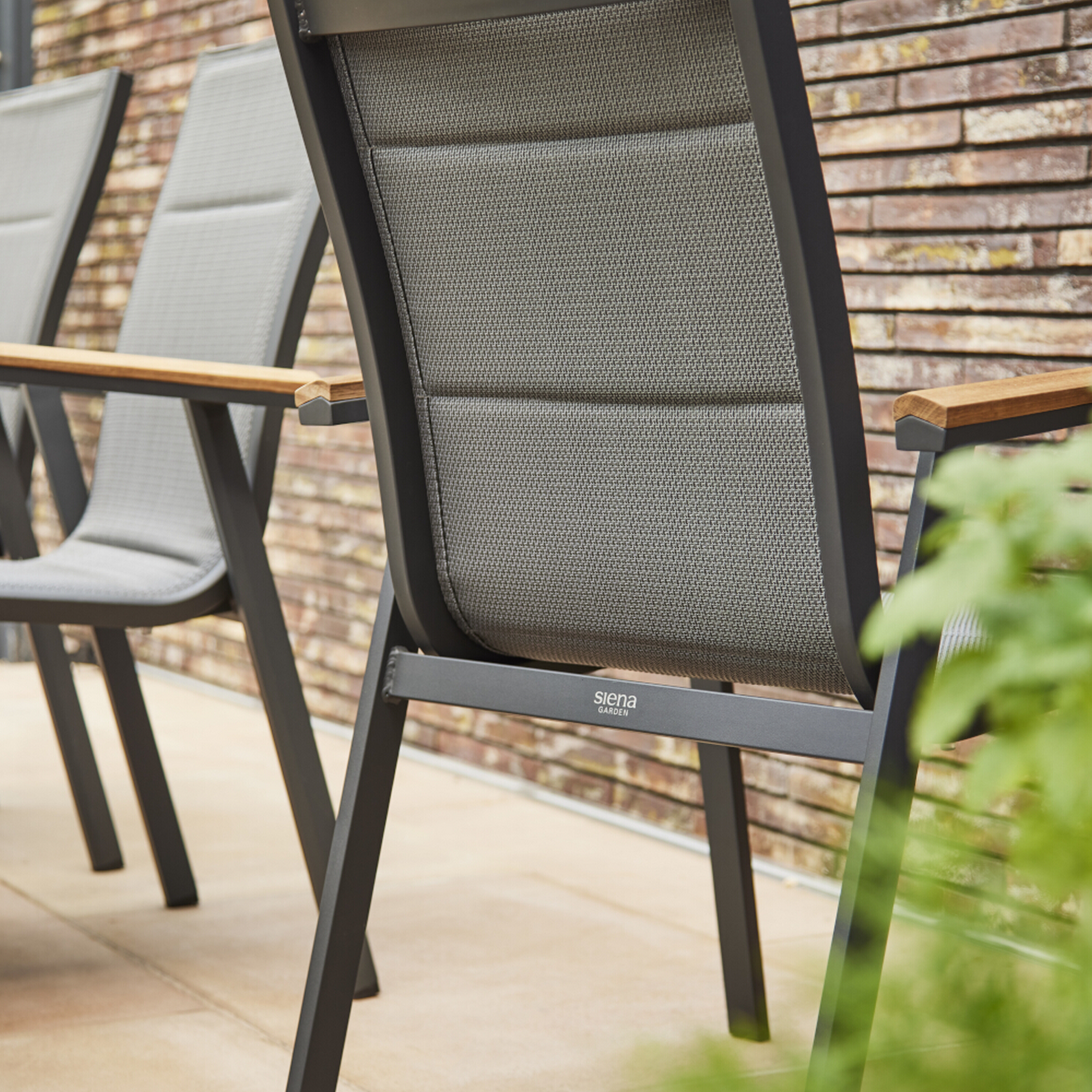 Stapelsessel 'Tesoro' matt anthrazit