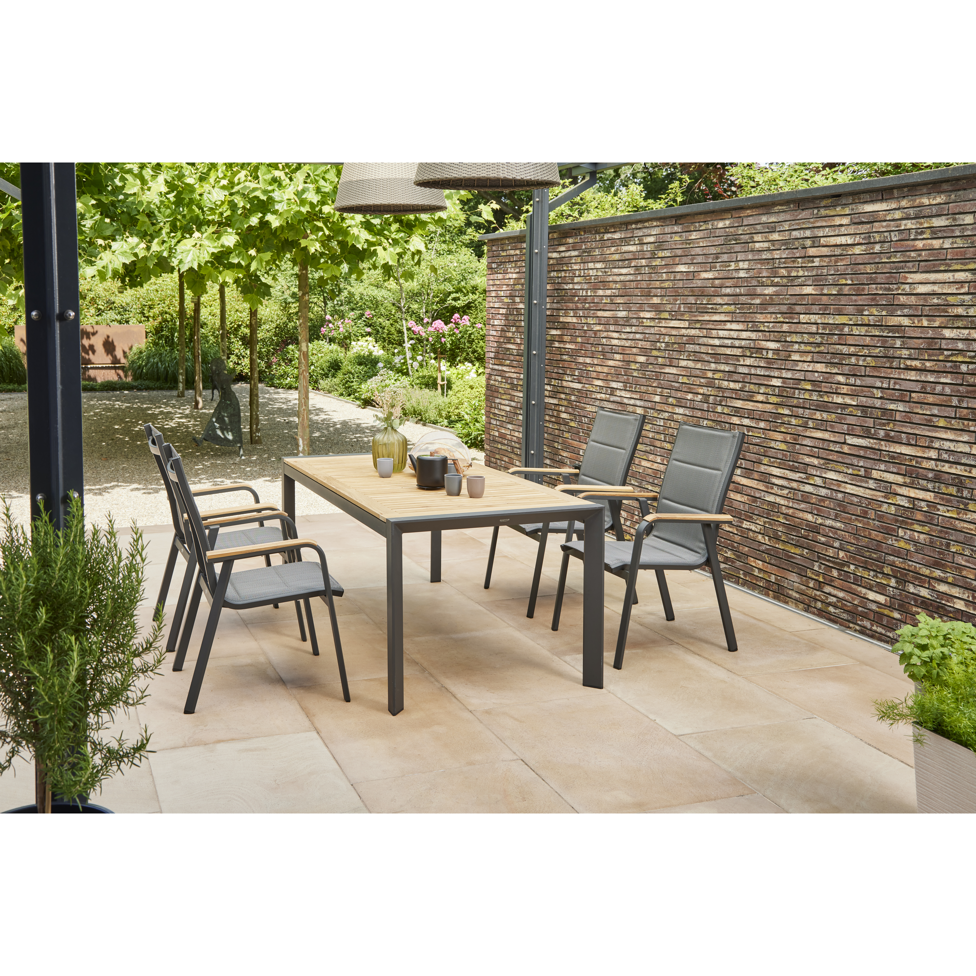 Stapelsessel 'Tesoro' matt anthrazit