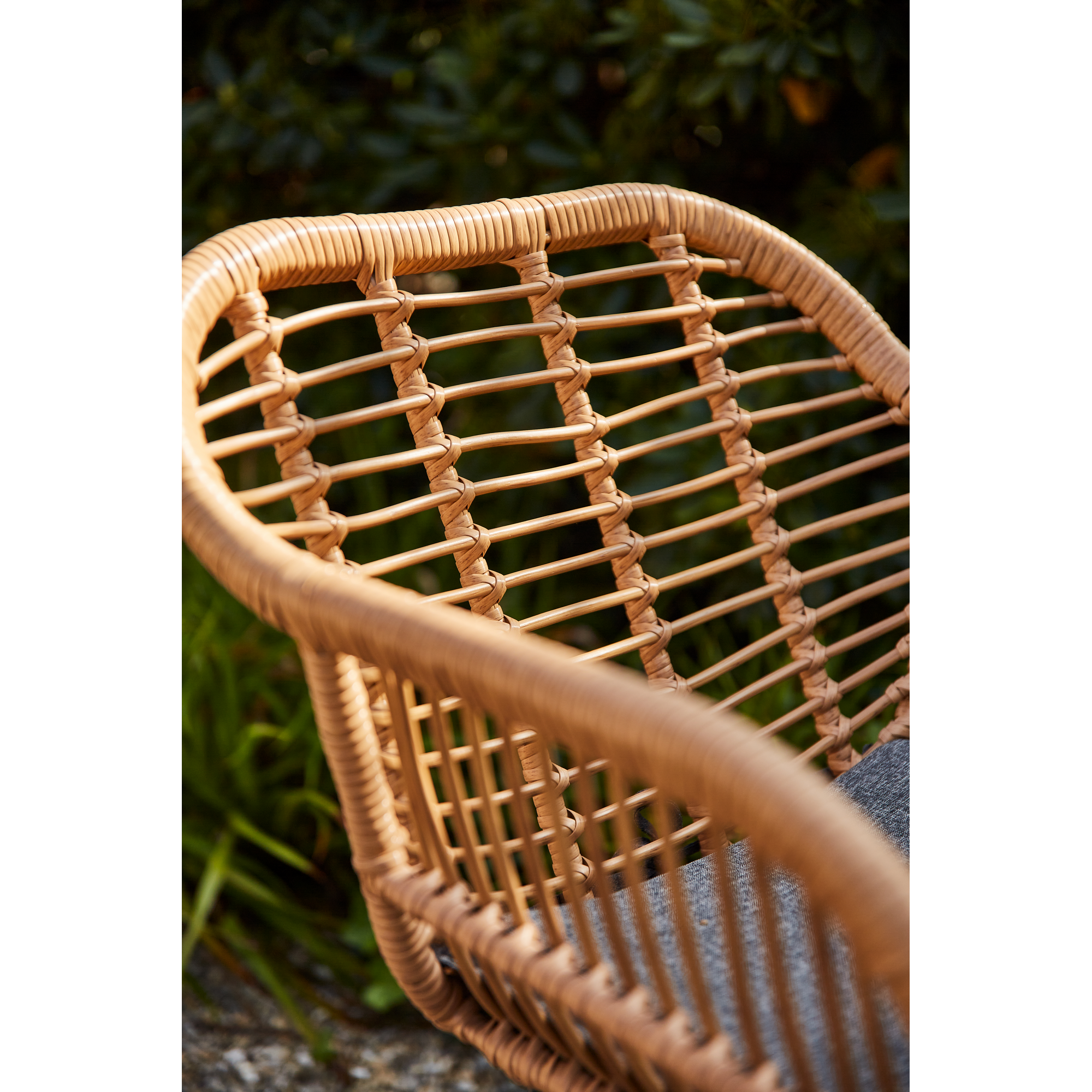 Balkonmöbelset 'Tiros' schwarz 3-teilig