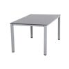 Grauer Gartentisch Sola 160 x 90 cm