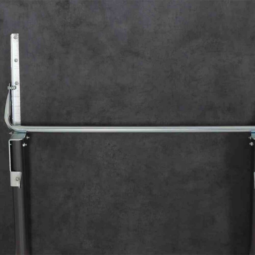 Gartentisch 'Sola' klappbar Stahl/Holz anthrazit 80 x 71 x 120 cm