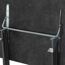 Gartentisch 'Sola' klappbar Stahl/Holz anthrazit 80 x 71 x 120 cm