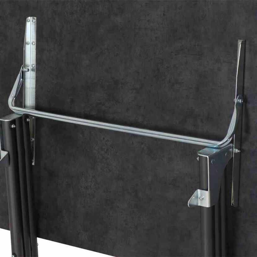 Gartentisch 'Sola' klappbar Stahl/Holz anthrazit 80 x 71 x 120 cm