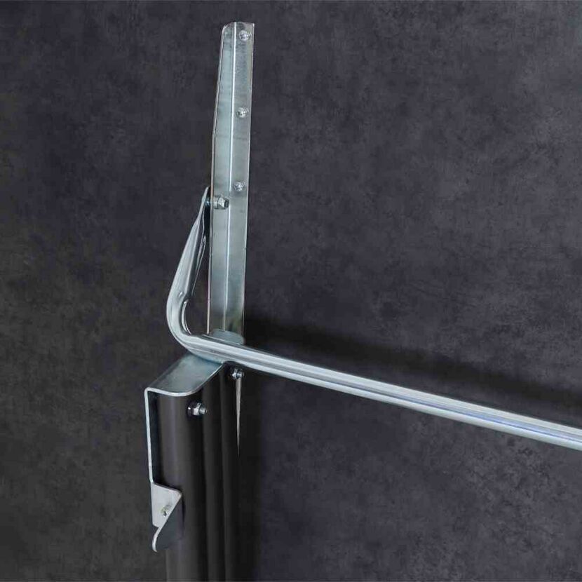 Gartentisch 'Sola' klappbar Stahl/Holz anthrazit 80 x 71 x 120 cm
