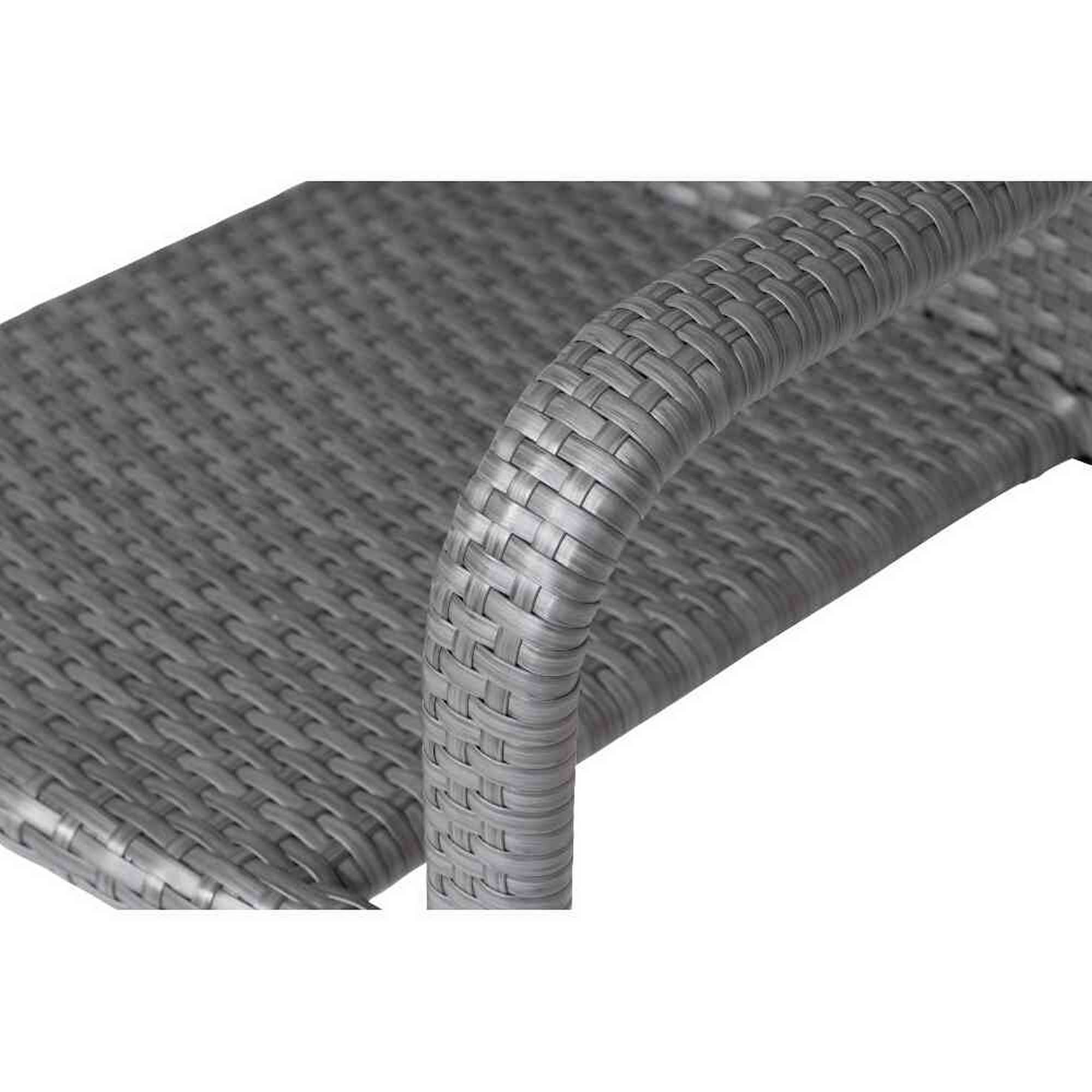 Stapelsessel 'Minas' schwarz 60 x 56 x 83 cm