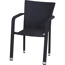 Stapelsessel 'Minas' schwarz 56 x 83 x 60 cm