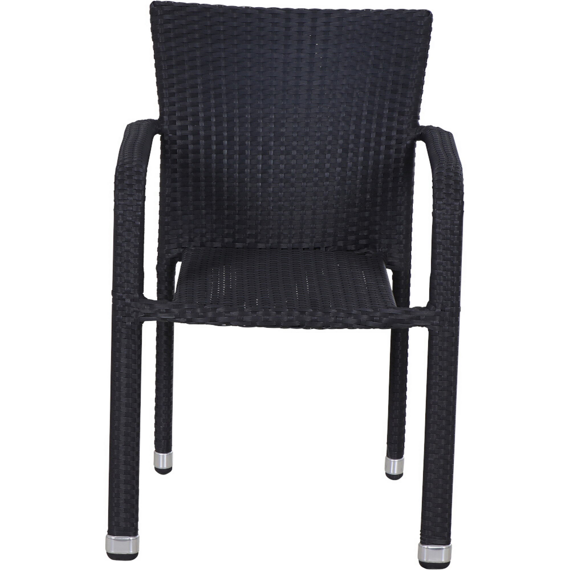 Stapelsessel 'Minas' schwarz 56 x 83 x 60 cm