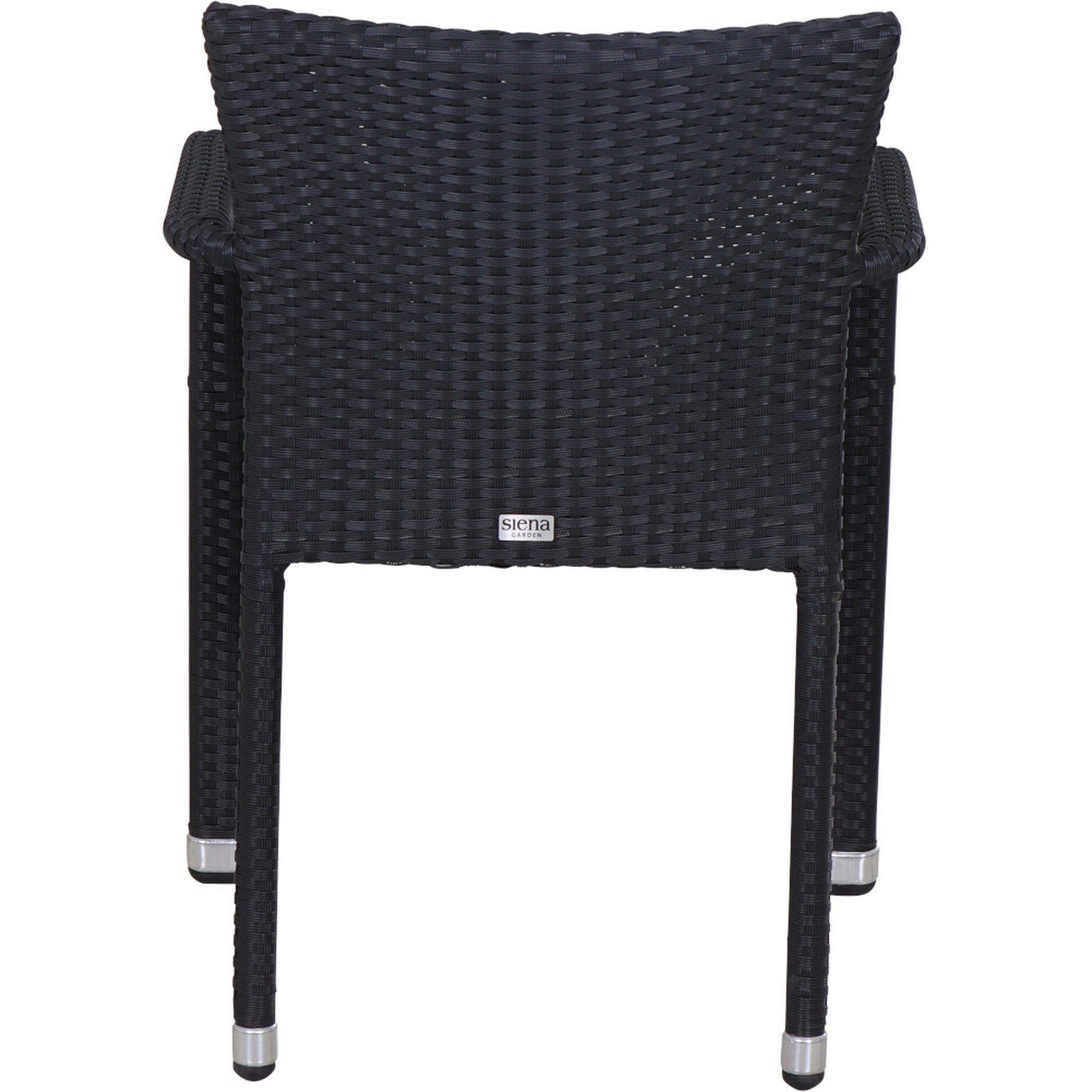 Stapelsessel 'Minas' schwarz 56 x 83 x 60 cm