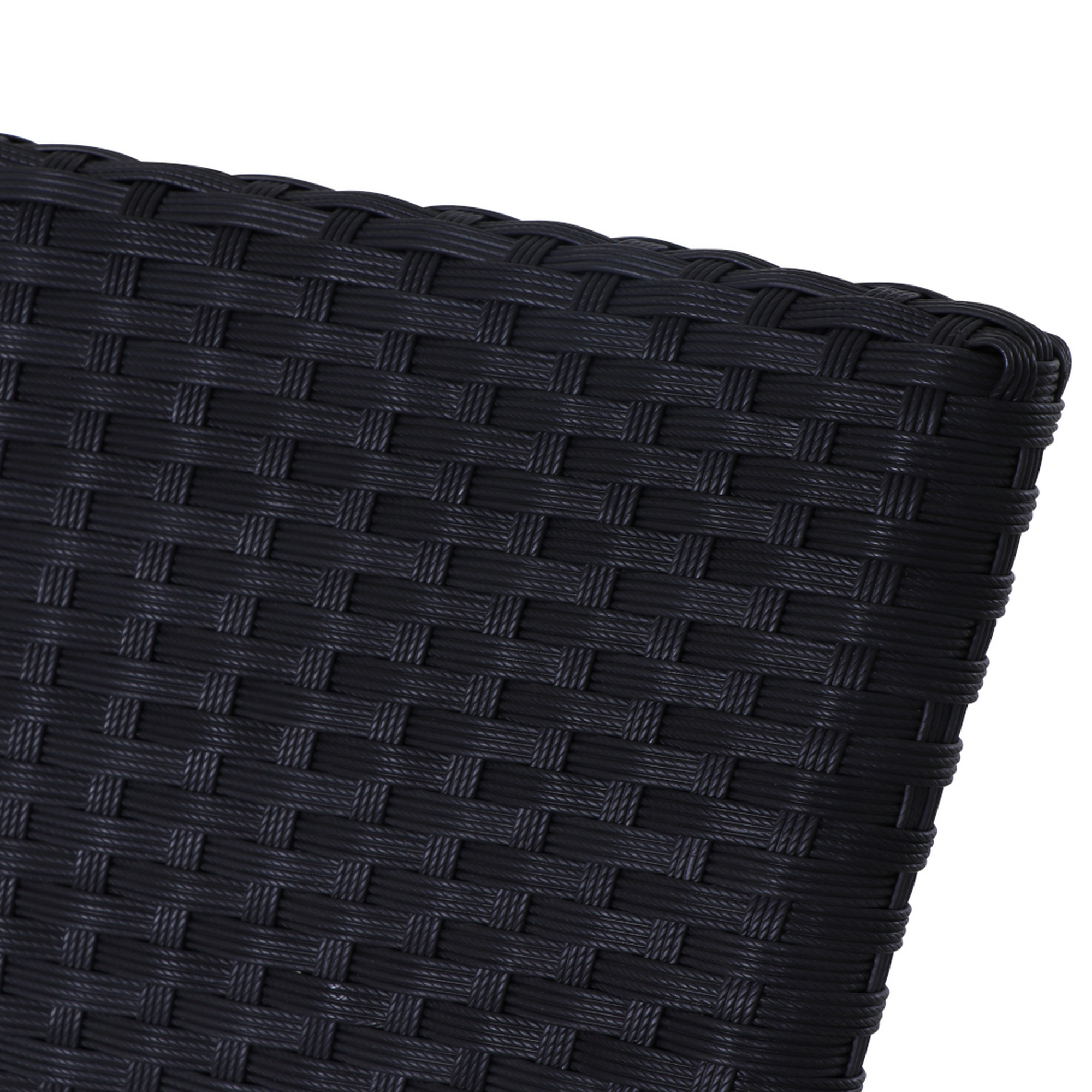 Stapelsessel 'Minas' schwarz 56 x 83 x 60 cm