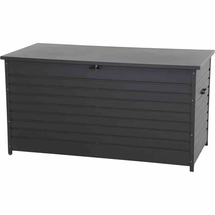 Kissenbox 'Sabano' Aluminium anthrazit 159 x 83 x 79 cm