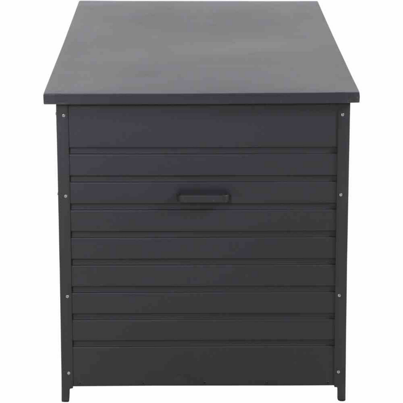 Kissenbox 'Sabano' Aluminium anthrazit 159 x 83 x 79 cm