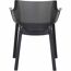 Gartenstuhl 'Easy' stapelbar Kunststoff anthrazit x 78 x 53 cm