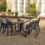 Gartenstuhl 'Easy' stapelbar Kunststoff anthrazit x 78 x 53 cm