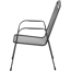 Stapelsessel 'Elda' matt-anthrazit 57 x 94 x 75 cm