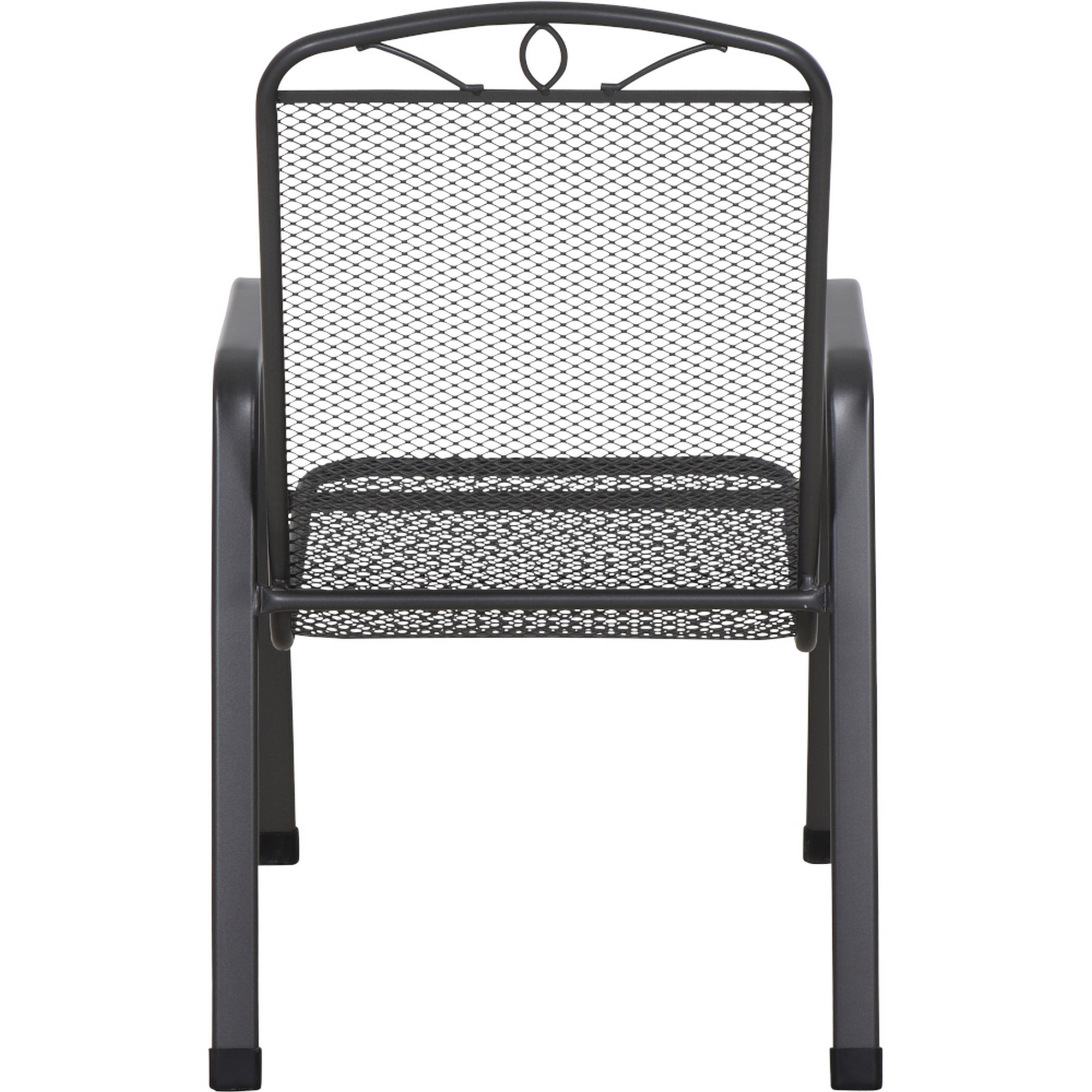 Stapelsessel 'Elda' matt-anthrazit 57 x 94 x 75 cm