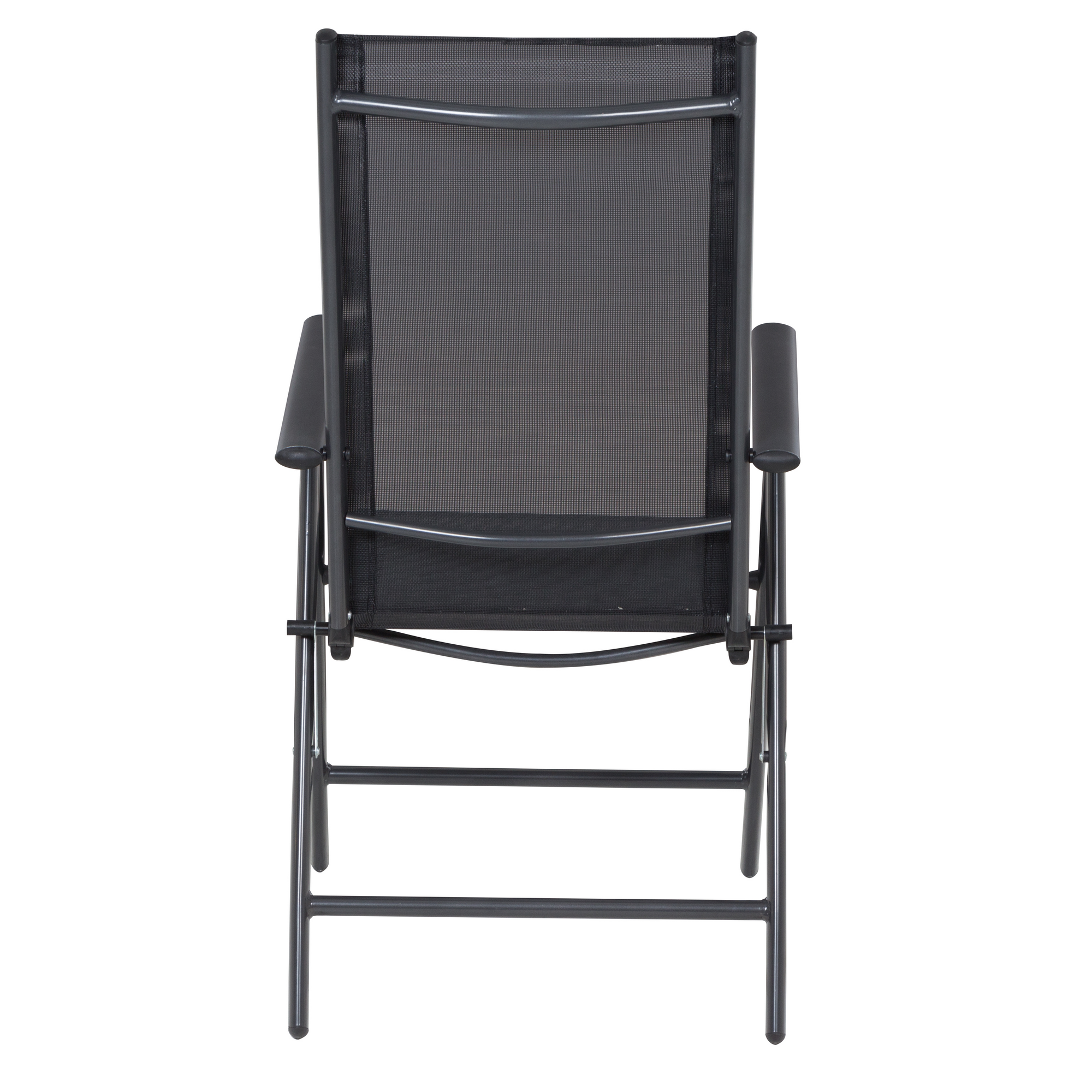 Klappsessel 'Saturn' schwarz 56 x 108 x 67 cm