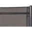 Gartenstuhl 'Saturn' klappbar Aluminium schwarz 56 x 108 x 67 cm