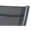 Gartenstuhl 'Saturn' klappbar Aluminium schwarz 56 x 108 x 67 cm