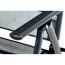 Gartenstuhl 'Saturn' klappbar Aluminium schwarz 56 x 108 x 67 cm