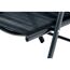 Gartenstuhl 'Saturn' klappbar Aluminium schwarz 56 x 108 x 67 cm