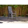 Gartenstuhl 'Savona' Aluminium anthrazit 60 x 111,5 x 74 cm