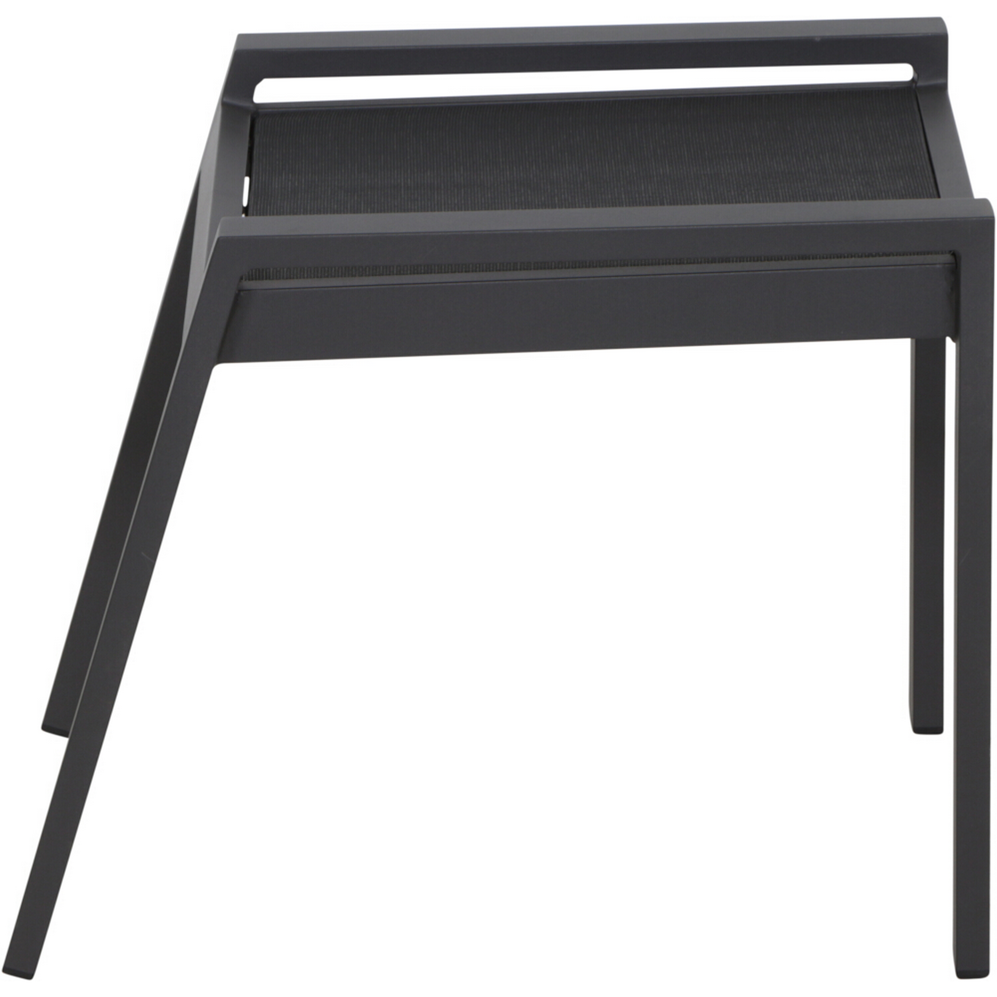 Hocker 'Savona' matt anthrazit 58 x 46,5 x 50 cm