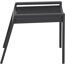Gartenhocker 'Savona' stapelbar Aluminium anthrazit 58 x 46,5 x 50 cm