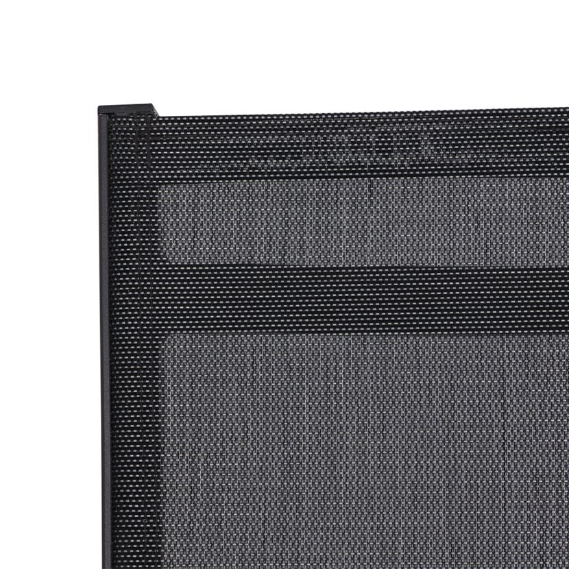 Gartenstuhl 'Savona' stapelbar Aluminium anthrazit 60 x 113 x 73 cm